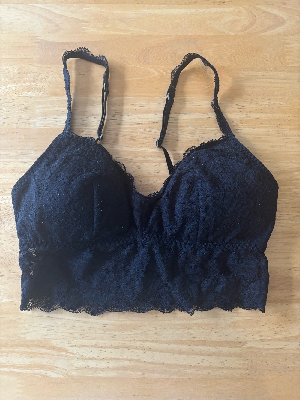 Hollister Gilly Hicks Black Bralette Size Small